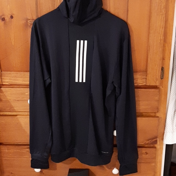 ADIDAS DRI-FIT ZIP-UP HOODIE - Picture 2 of 2